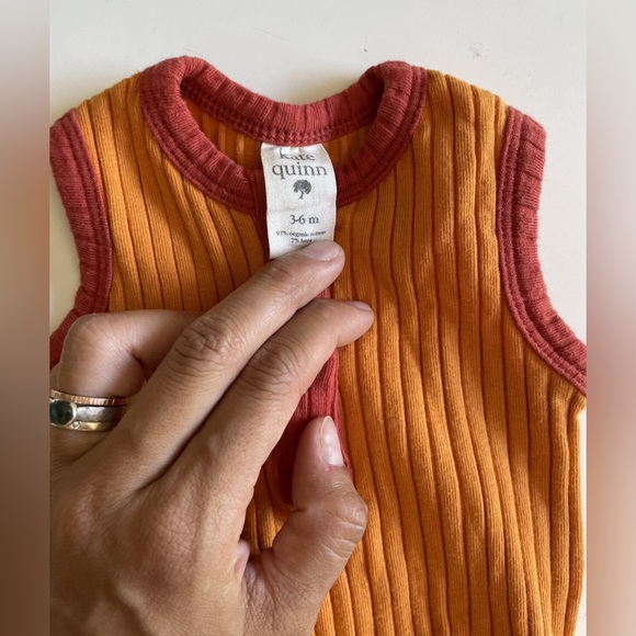 Kate Quinn ribbed sleeveless tank onesie - Picture 3 of 3